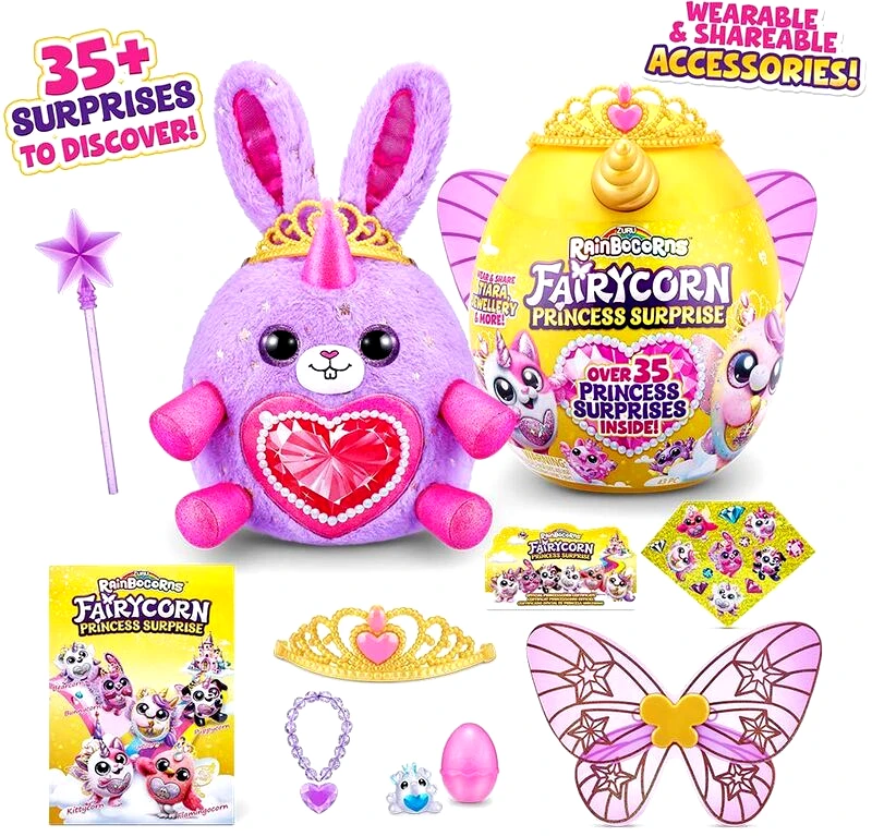 Rainbocorns Αυγό Princess Fairycorn Λούτρινο Series-6 Σχέδια (11809281)