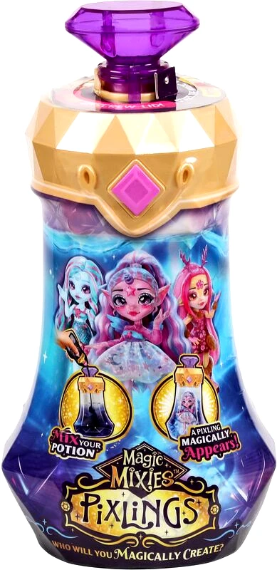 Giochi Preziosi Magic Mixies Κούκλα Pixlings-3 Σχέδια-1Τμχ (MGX13000)