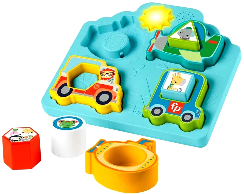 Fisher-Price Fisher Price Παζλ Οχημάτων Με Σχήματα Και Ήχους (HRP31)