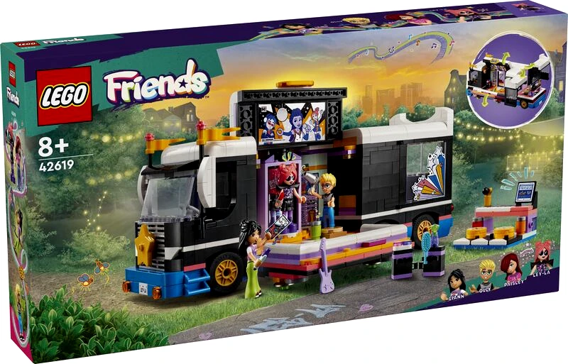 LEGO toys LEGO Friends Pop Star Music Tour Bus (42619)