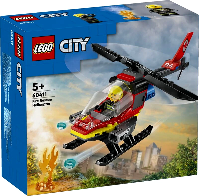 LEGO toys LEGO City Fire Rescue Helicopter (60411)