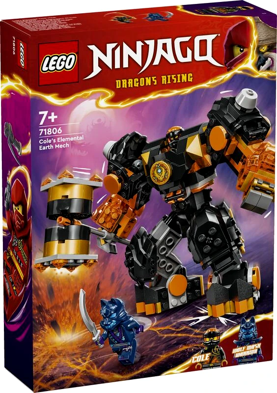 LEGO toys LEGO Ninjago Cole's Element Earth Mech (71806)