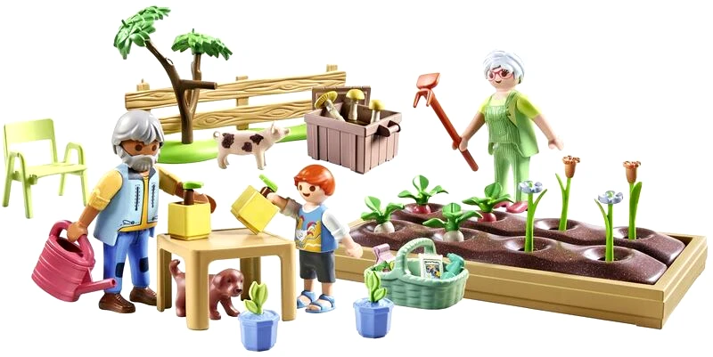 Playmobil Playmobil Ο Λαχανόκηπος Του Παππού Και Της Γιαγιάς (71443)