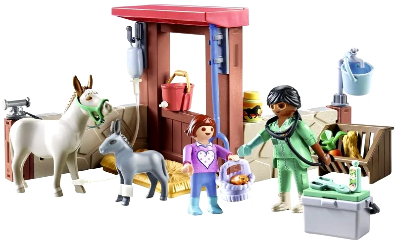 Playmobil Playmobil Starter Pack Φροντίζοντας Τα Γαϊδουράκια (71471)