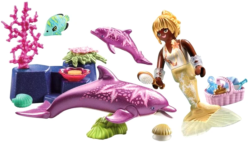 Playmobil Playmobil Γοργόνα Με Δελφίνια (71501)