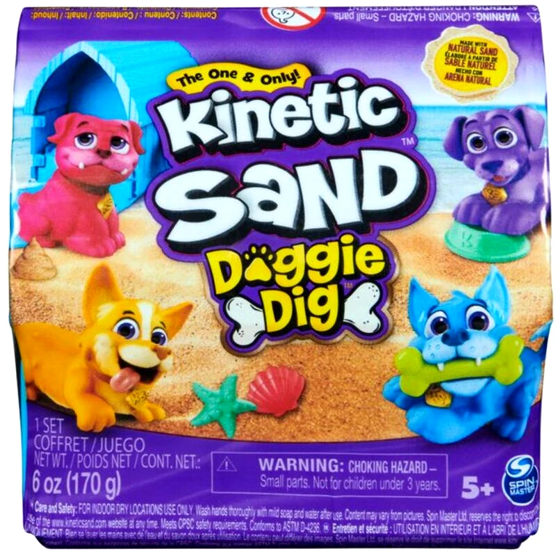 Spin Master Kinetic Sand Mini Σκυλάκι-4 Σχέδια-1Τμχ (6068641)