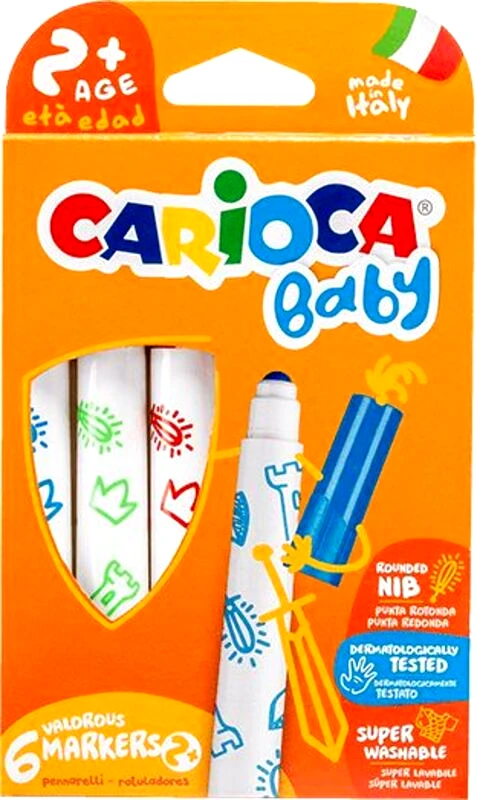 Carioca Carioca Μαρκαδόροι Baby 6Τμχ (239.428136)
