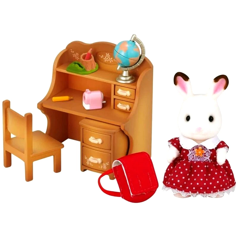 Sylvanian Families Sylvanian Families Chocolate Rabbit Αδερφή & Σετ Γραφείου (5016)