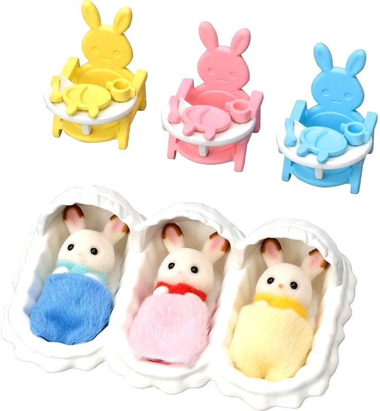 Sylvanian Families Sylvanian Families Σετ Φροντίδας Για Τρίδυμα (5532)