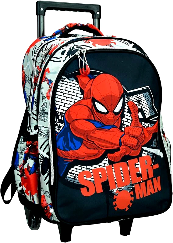 GIM Spiderman Spider Wall 24 Σακίδιο Trolley (337-07074)