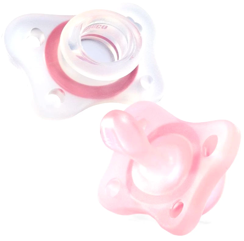 Chicco Chicco Πιπίλα Όλο Σιλικόνη Physio Mini Soft/Ροζ 2-6 Μηνών 2Τμχ (C60-73231-11)