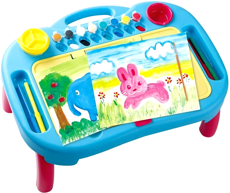 Playgo Playgo Τραπέζι Ζωγραφικής Draw & Carry Desk 19Τμχ (7361)