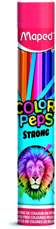 Maped Maped Ξυλομπογιές Color' Peps Σε Μεταλλικό Κυλινδρικό Κουτί-12Τμχ (862744)