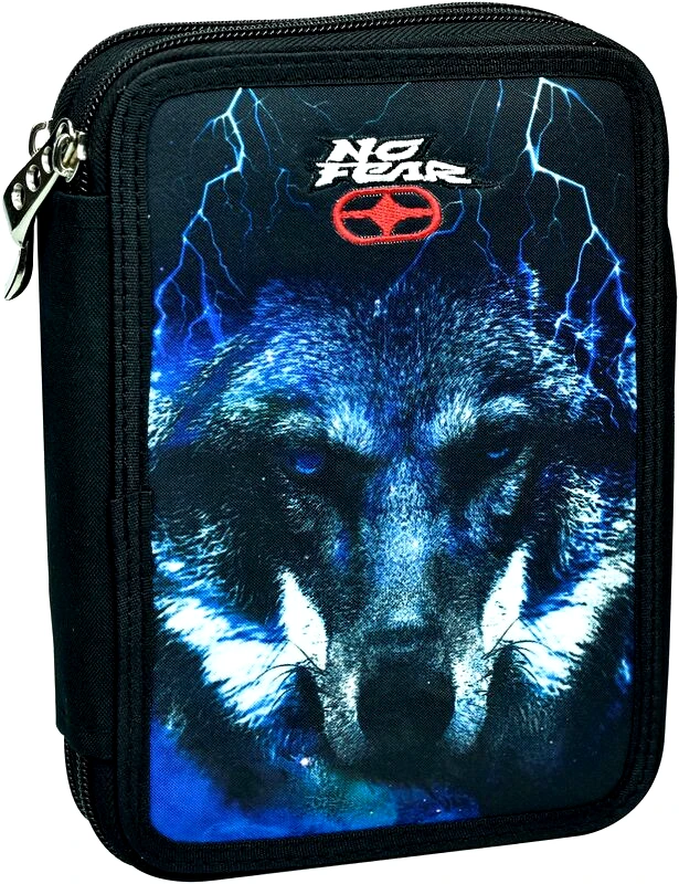 No Fear No Fear Night Wolf 24 Κασετίνα Διπλή (348-29100)