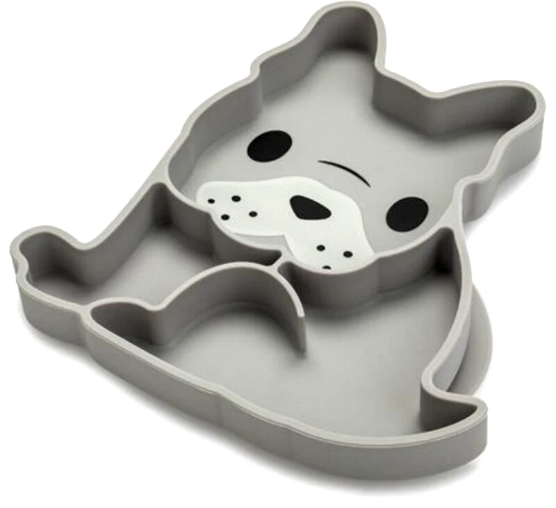 Melii Πιάτο Σιλικόνης Με Βεντούζα Bulldog (MEL17400)