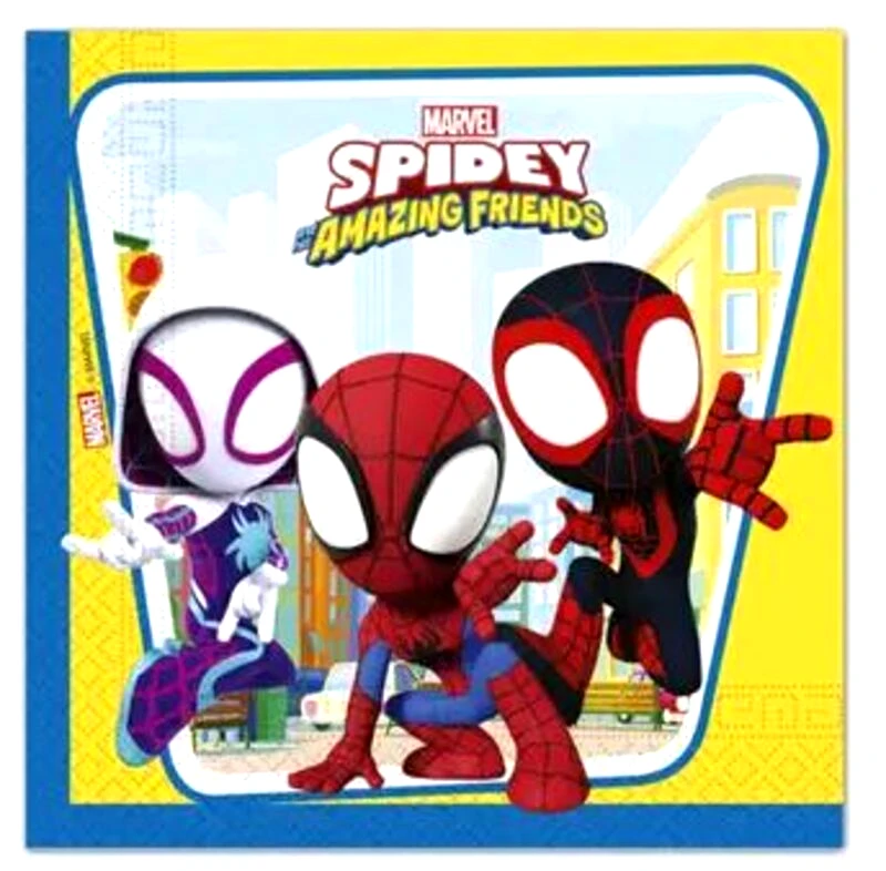 Χαρτοπετσέτες 33Χ33 Spidey 20Τμχ (94878)