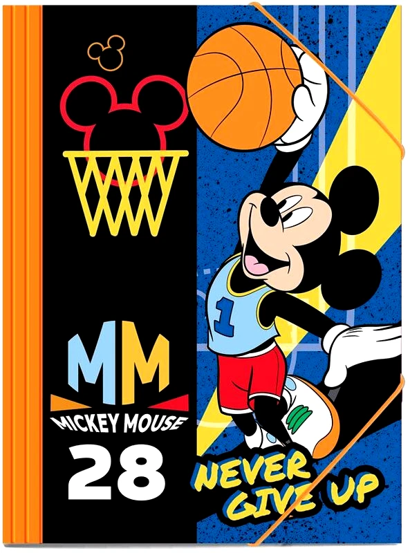 Διακάκης Mickey Φάκελος Λάστιχο Χάρτινος 25x35cm (000563540)