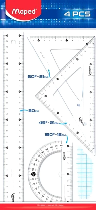 Maped Maped Γεωμετρικό Σετ 4Τμχ (242830)