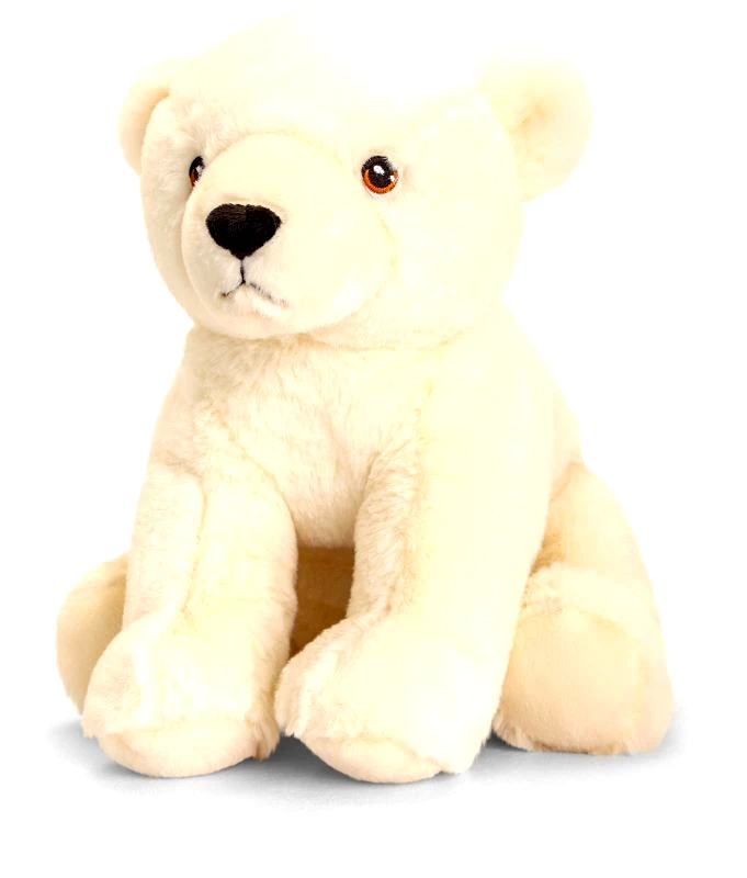 Keel Keel Eco Λούτρινο Πολική Αρκούδα 25cm (SE6121)