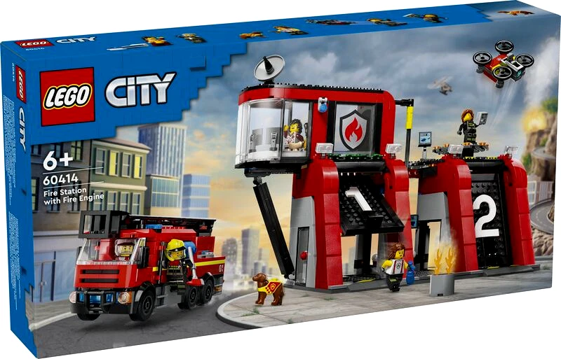 LEGO toys LEGO City Fire Station With Fire Truck (60414)