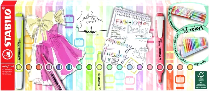 Stabilo Stabilo Μαρκαδόροι Υπογράμμισης Swing Deskset-18Τμχ (01275018)