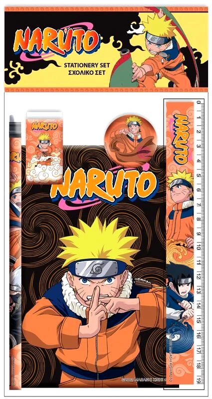 GIM Naruto Σχολικό Σετ Και Μπλοκ (369-00755)