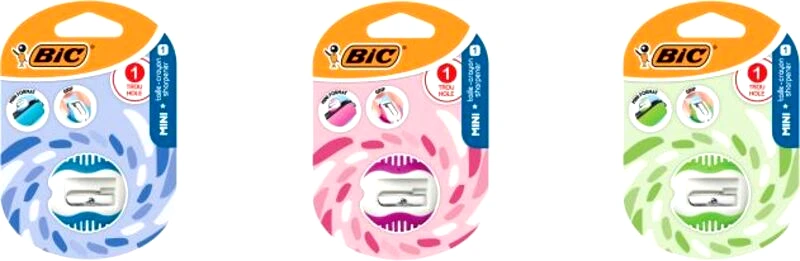Bic Bic Ξύστρα Mini-3 Σχέδια-1Τμχ (9262741)