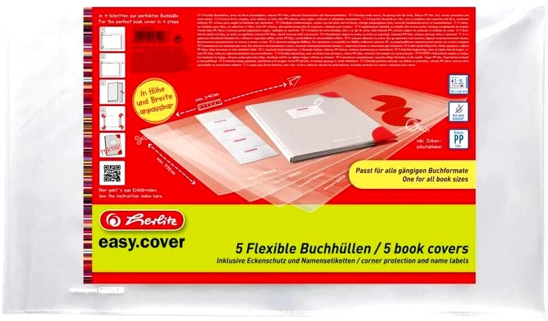 Herlitz Herlitz Easy Cover Καλύμματα Βιβλίου Ρολό 5Τμχ (50014750)