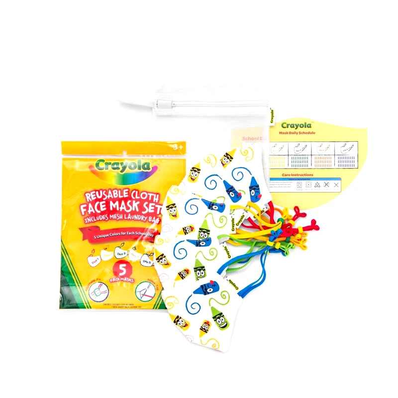 Crayola SMP Crayola Σετ Μάσκες Υφασμάτινες Craymoji-Kid (170-220586)