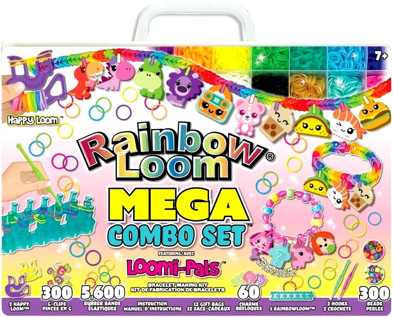 Rainbow Loom Λαμπάδα Rainbow Loom Loomi-Pals Mega Combo Bracelet (R0101)