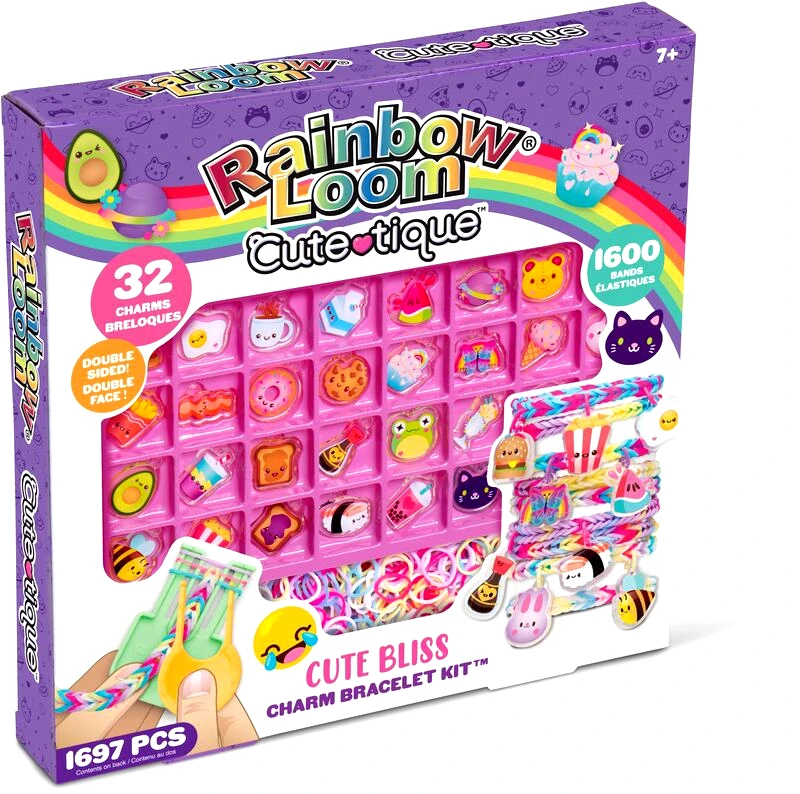 Rainbow Loom Rainbow Loom Cute-Tique Σετ Βραχιόλια Cute Bliss (R0150)