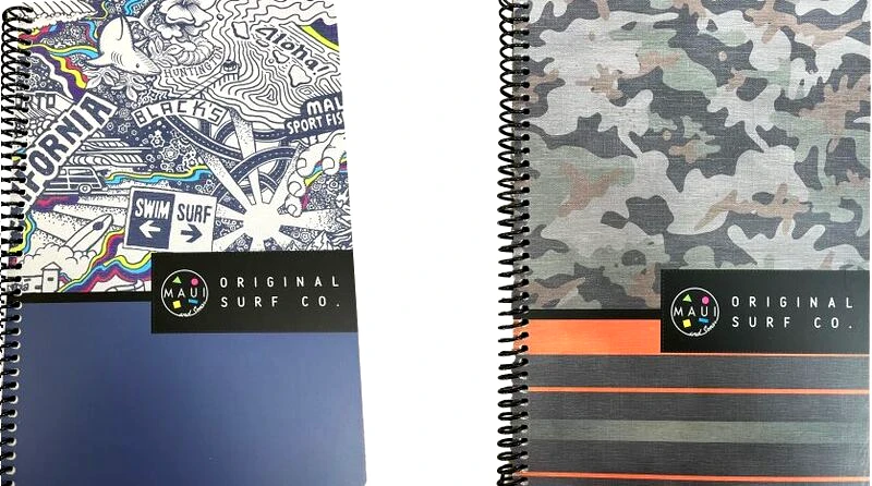 Maui Maui Retro Camo-Swim Surf Τετράδιο 17Χ25 Σπιράλ 2 Θεμάτων 70Φύλλων-2 Σχέδια-1Τμχ (339-15402)