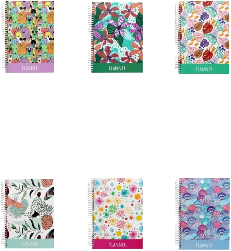 Διακάκης Tesoro Σημειωματάριο Planner 100 Φύλλων 17Χ24cm Με 4 Φύλλα Αυτοκόλλητα-6 Σχέδια-1Τμχ (000582346)
