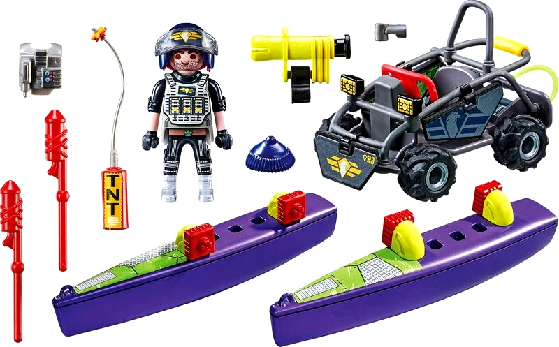 Playmobil Playmobil Αμφίβιο Όχημα Ειδικών Δυνάμεων (71147)