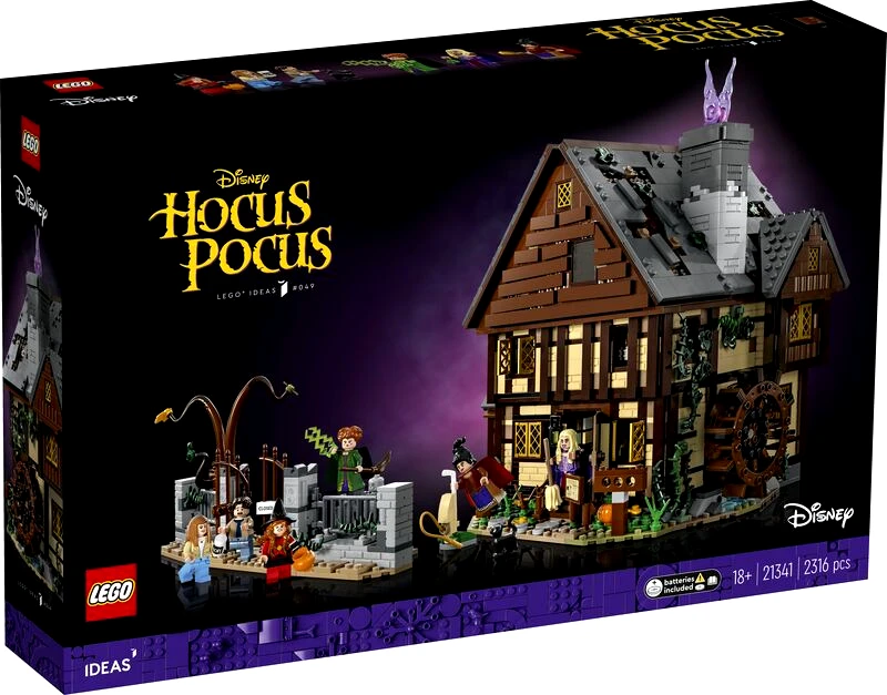 LEGO toys LEGO Ideas Disney Hocus Pocus:The Sanderson Sister's Cottage (21341)