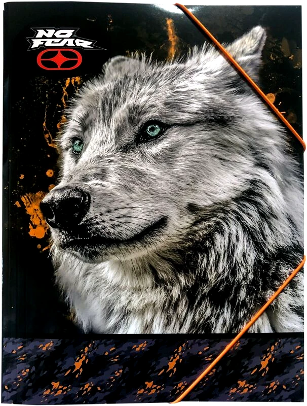 No Fear No Fear White Wolf Ντοσιέ Λάστιχο Α4 (348-11510)