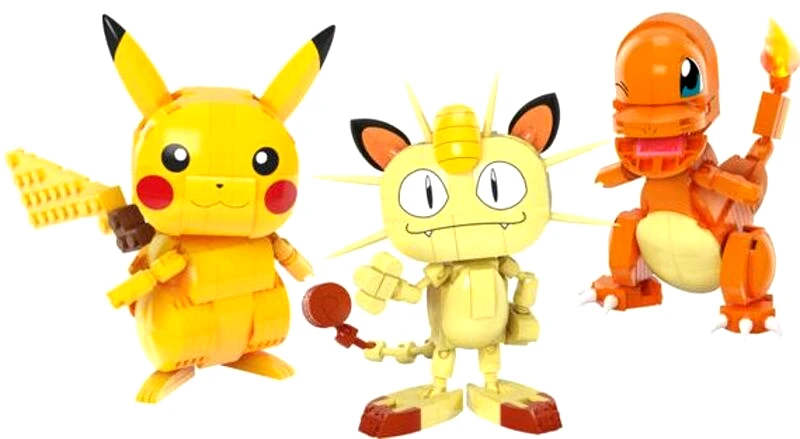 Mega Bloks Fisher Price Mega Bloks Pokemon-Build & Kanto Region Trio (HPF94)