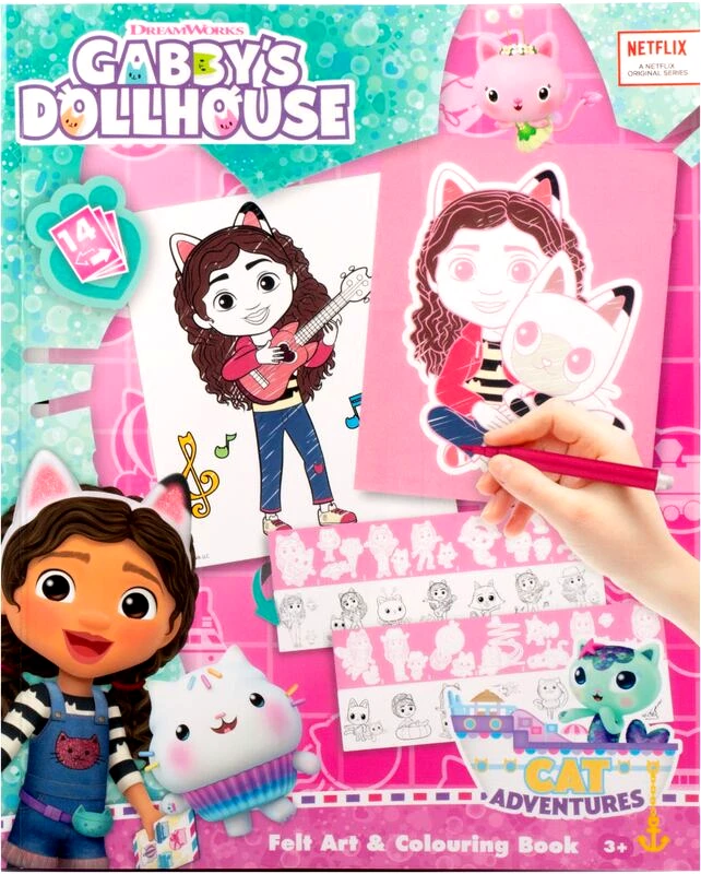 Canenco Gabby's Dollhouse Βιβλίο Ζωγραφικής (GD23351)