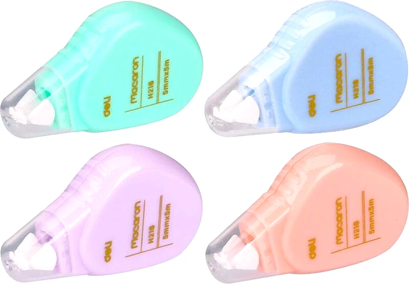 Deli Διορθωτική Ταινία Macaron Mini 5mmx5m-4 Σχέδια-1Τμχ (231.347381)