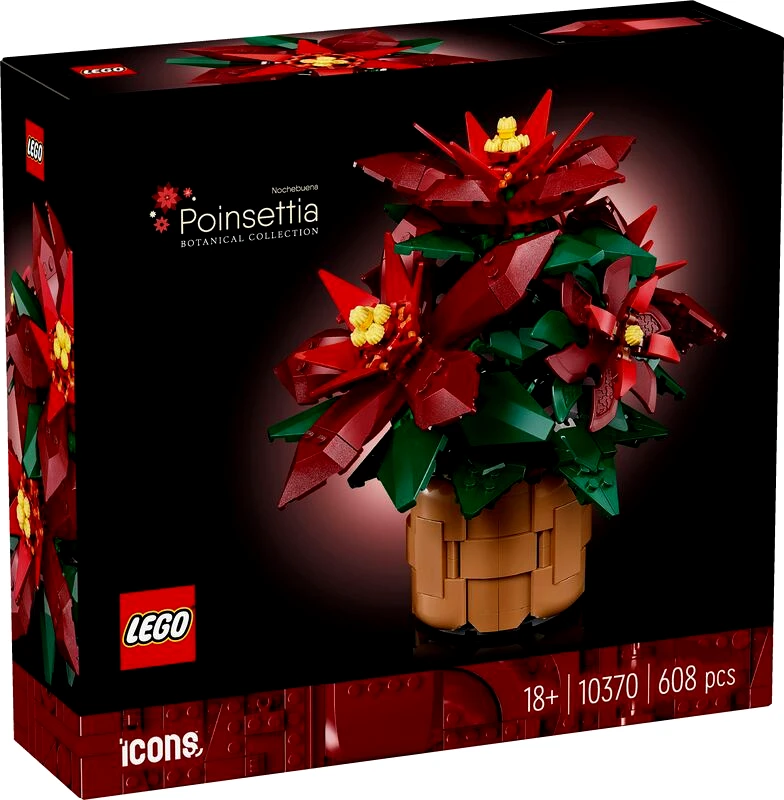 LEGO toys LEGO Icons Botanical Poinsettia (10370)