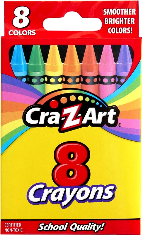Cra-Z-Art Cra-Z-Art Κηρομπογιές 8Τμχ (10212)