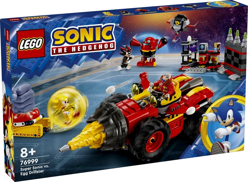 LEGO toys LEGO Sonic The Hedgehog Super Sonic VS. Egg Drillster (76999)