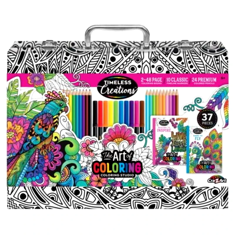 Cra-Z-Art Cra-Z-Art Timeless Creations Βαλιτσάκι Σετ Ζωγραφικής Large 37Τμχ (64000)