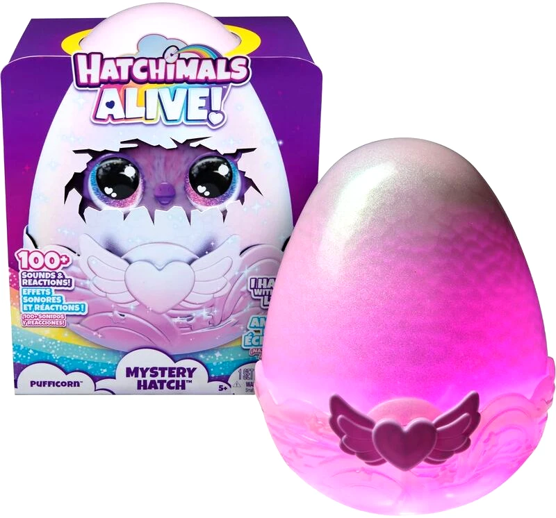 Spin Master Λαμπάδα Hatchimals Alive Αυγό Pufficorn (6069132)