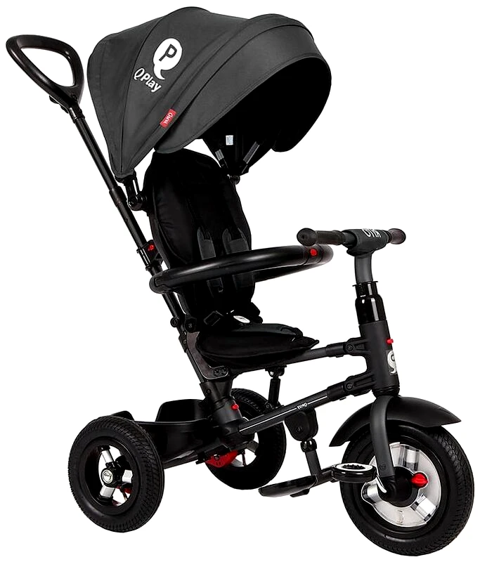 QPlay Qplay Τρίκυκλο Rito Air Wheels Black (01-1212040-06)