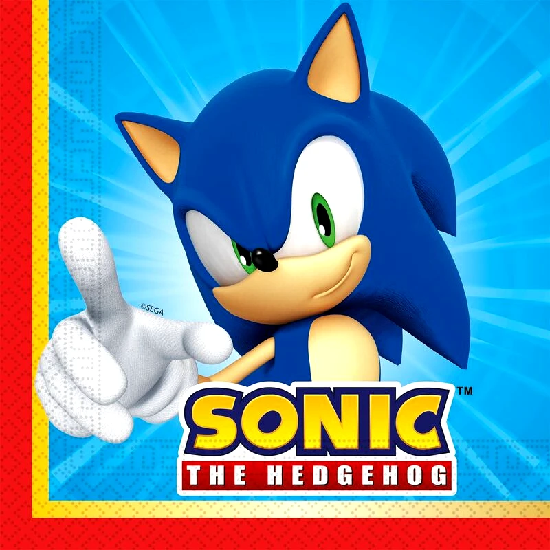Χαρτοπετσέτες 33Χ33 SONIC 20Τμχ (95651)