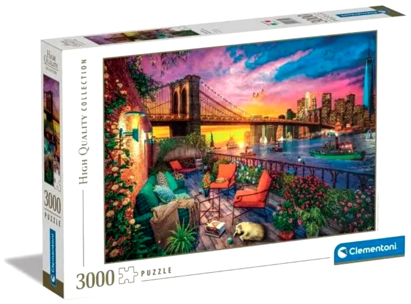 Clementoni Παζλ 3000 H.Q. Ηλιοβασίλεμα Στο Μανχάταν (1220-33552)