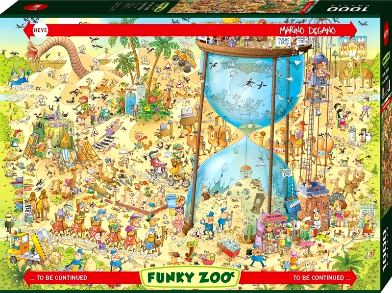 Heye Παζλ Heye 1000-Desert Habitat-Funky Zoo (30068)