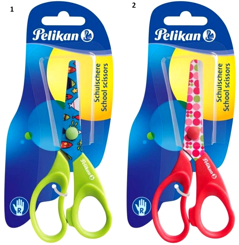Pelikan Pelikan Εργονομικό Ψαλίδι Fancy Με Στρογγυλή Άκρη 5''-1Τμχ (804837)