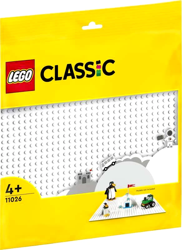 LEGO toys LEGO Classic White Baseplate (11026)